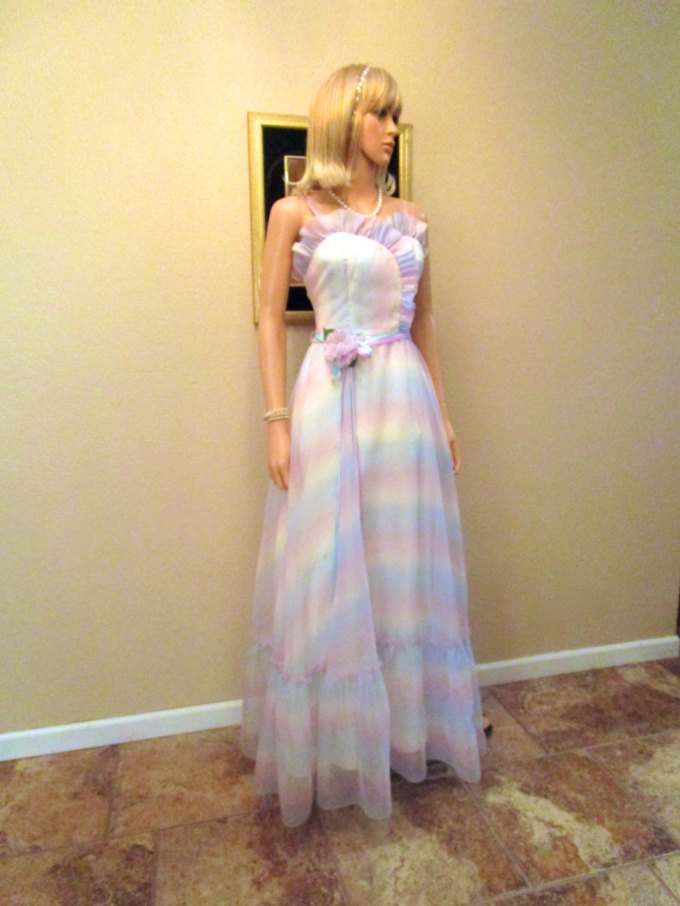 Pastel Carousel - vintage rainbow pastel dress