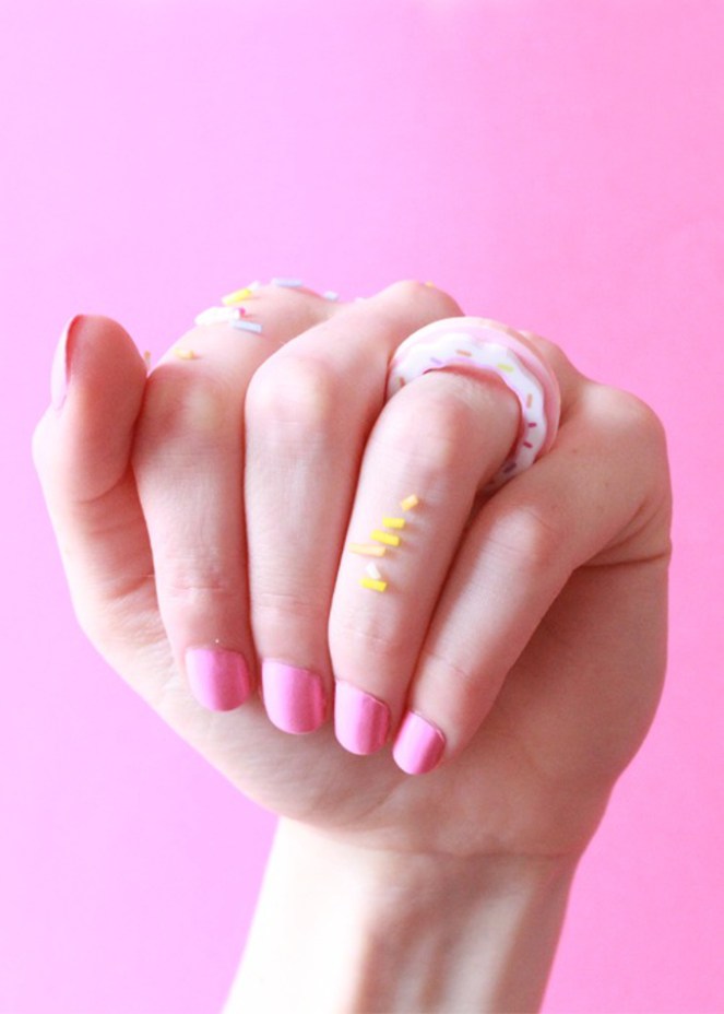 Pastel Carousel - Shop Small - Handmade Donut Ring