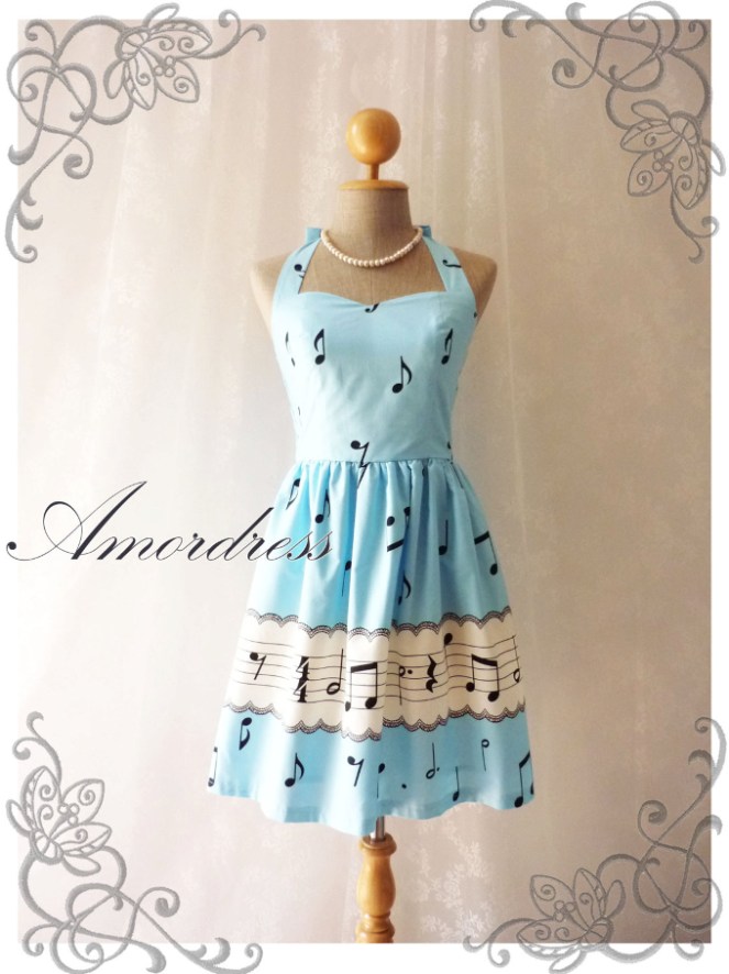 Pastel Carousel - Shop Small - Handmade Dress