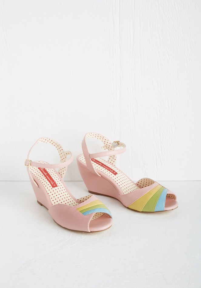 Pastel Carousel - Monday Must Haves - Summer Sales - Pastel Rainbow Shoes