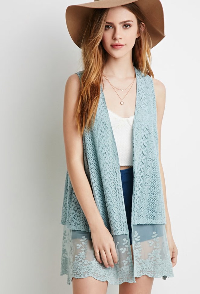 Pastel Carousel - Monday Must Haves - Summer Sales - Blue Vest