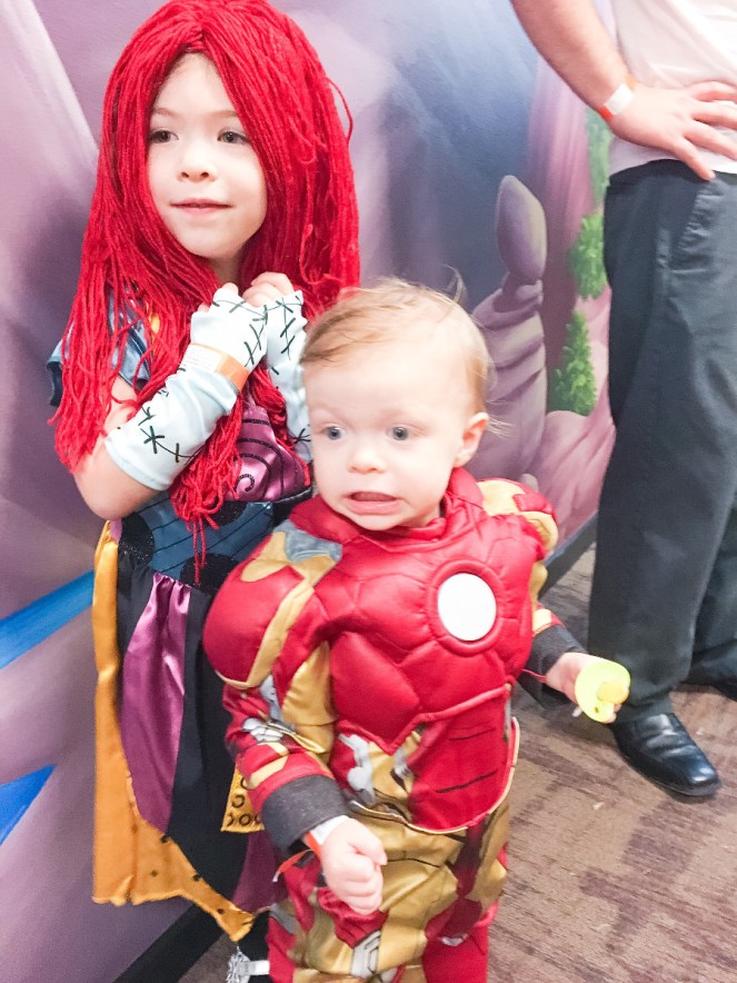 Pastel Carousel | Family Halloween | Sally from The Nightmare Before Christmas and Ironman Costumes