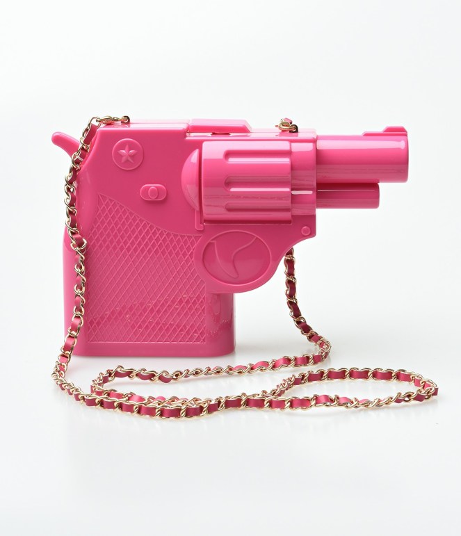 Pastel Carousel | Monday Must Haves | Novelty Bags | Pink Gun Bag