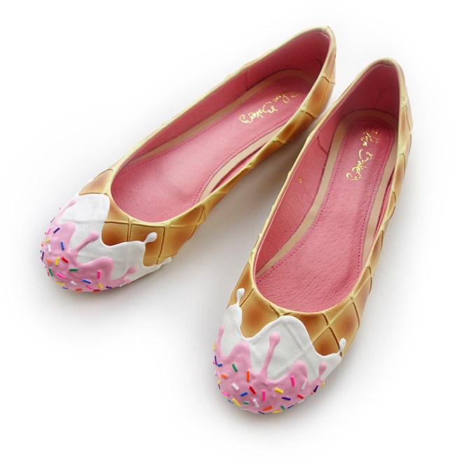 Pastel Carousel | Monday Must Haves | Shoe Bakery | Pink Syrup Ice Cream Flats