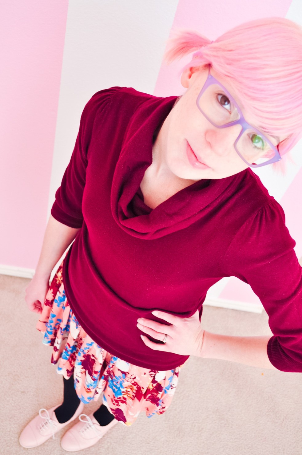 Pastel Carousel | My Style | OOTD | Mommy Fashion | Pink and Maroon