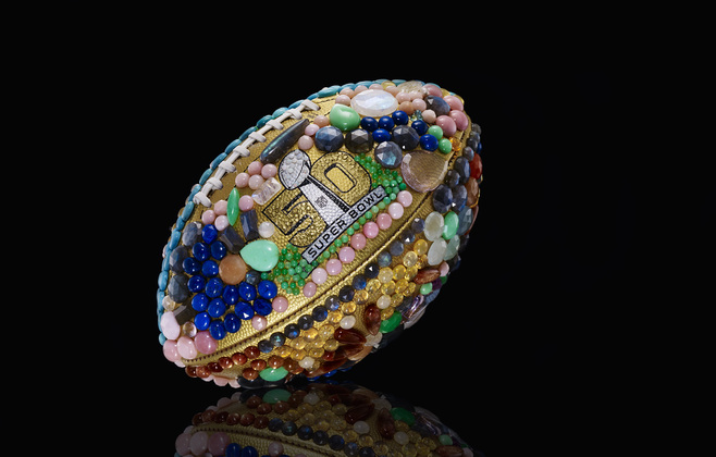 Pastel Carousel | Superbowl 50 | CFDA Designer Footballs | NFL Auction | Irene Neuwirth - Irene Neuwirth