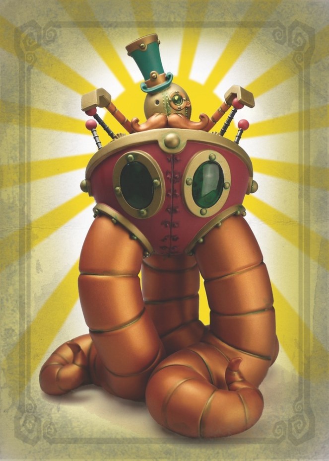 Pastel Carousel | Whimsical Toys | Doktor A | Mechtorians | Mr Pumfrey and his Astounding Mechanised Perambulator Summer Saunter