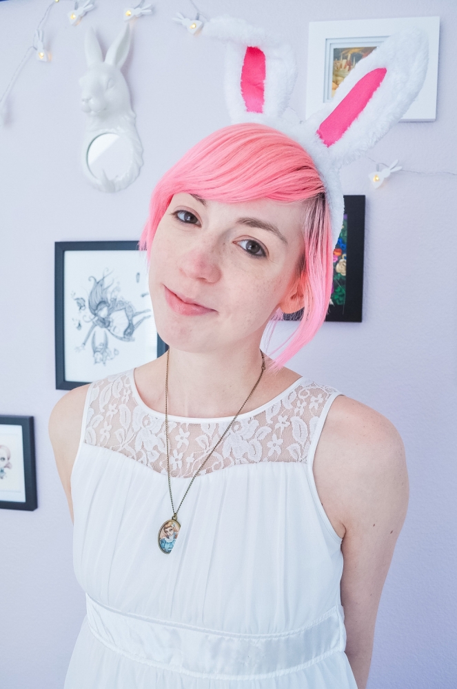 Pastel Carousel | Easter Style OOTD | Alice in Wonderland | The White Rabbit | Irregular Choice | Mab Graves