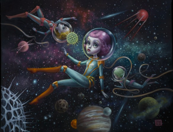 Pastel Carousel | Solo Art Show 2016 | Mab Graves | Arch Enemy Arts | Atomic Candy Cosmonauts
