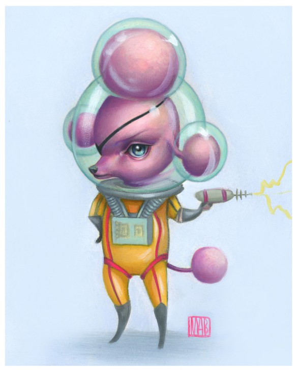 Pastel Carousel | Solo Art Show 2016 | Mab Graves | Arch Enemy Arts | Atomic Candy Cosmonauts