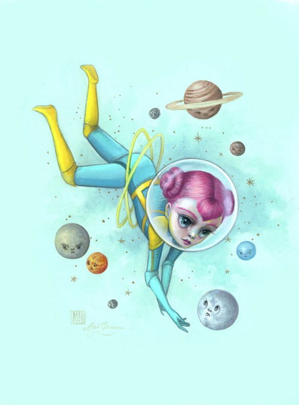 Pastel Carousel | Solo Art Show 2016 | Mab Graves | Arch Enemy Arts | Atomic Candy Cosmonauts