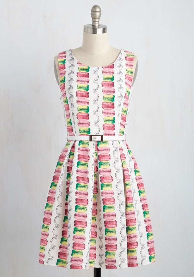 Pastel Carousel | Monday Must Haves | Sweet Spring Novelty Prints | Macaron Print Dress | ModCloth
