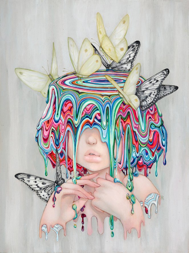 Pastel Carousel | Camilla D'Errico Art Exhibition 2016 | Corey Helford Gallery | Dances With Dreams